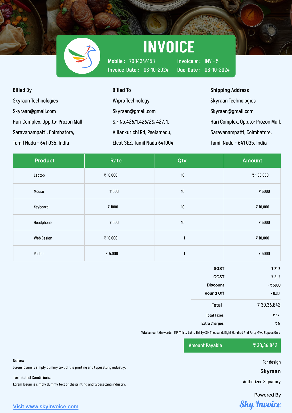 Invoice Template 3